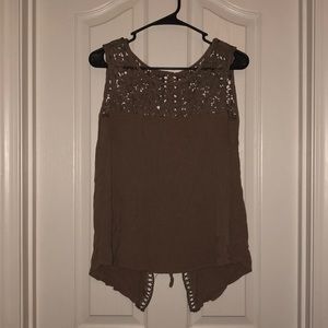 Lace tank top!